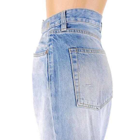 R13 Fold Over Jeans in Irving Blue Size 24 XXS New - Picture 6 of 16